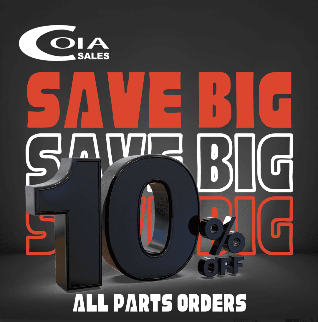 Savings: 10% off parts