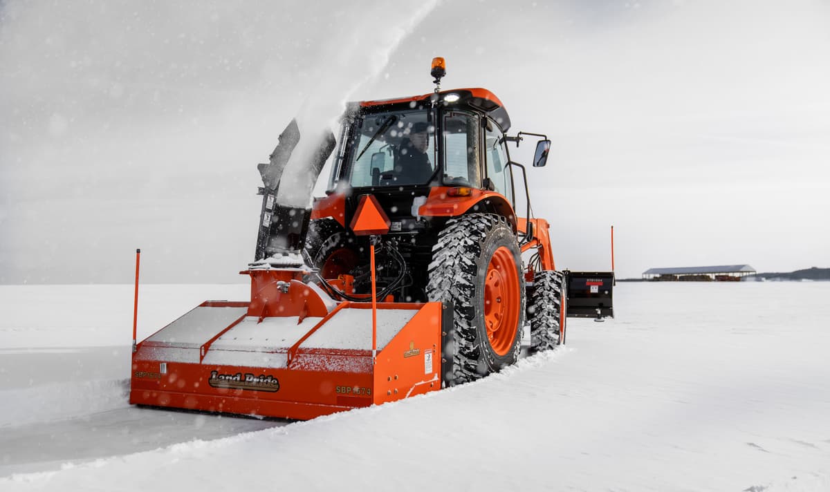 Land pride snow blower